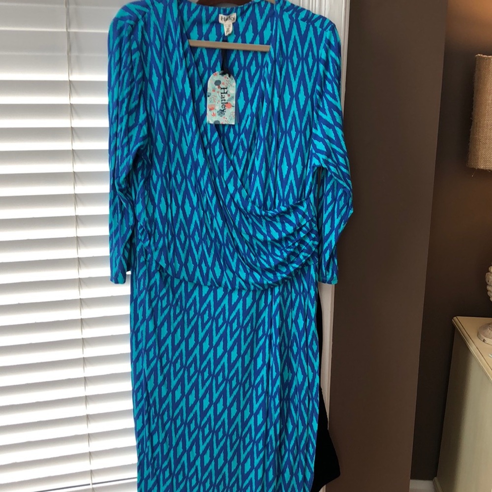 Harley faux wrap dress
